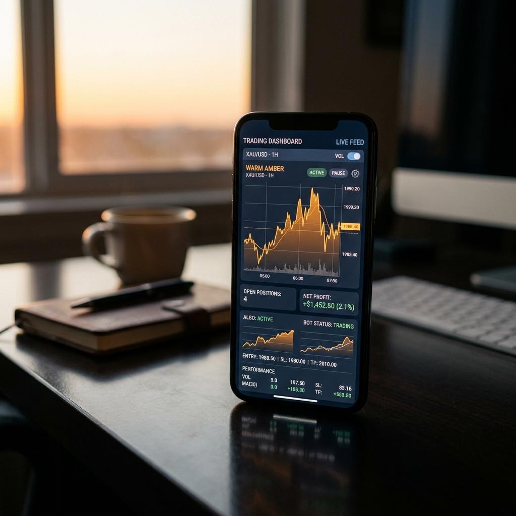 Keld Digitholm instrumentpanel på smartphone och surfplatta